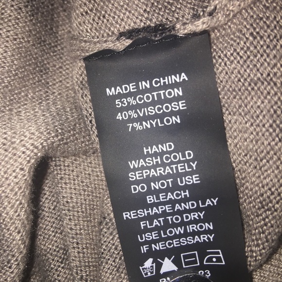 Vince Camuto Womens Blk & Gray LS Sweater Medium - Picture 6 of 7